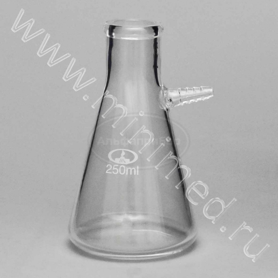 Колба 1-250, с тубусом (Бунзена), ТС, упаковка 10/ кор.60шт
