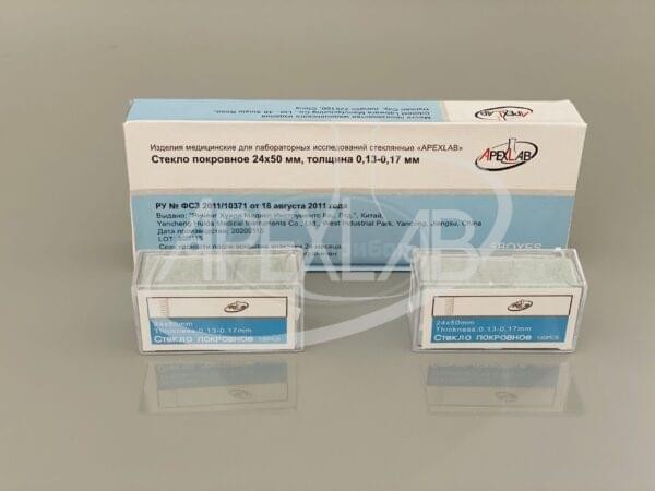 Стекло покровное 24*50 мм (500 шт.)