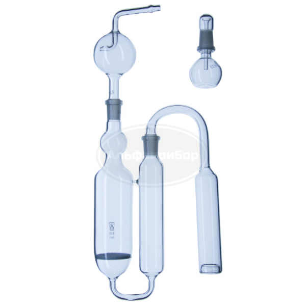 Прибор для определения серы ламповым методом