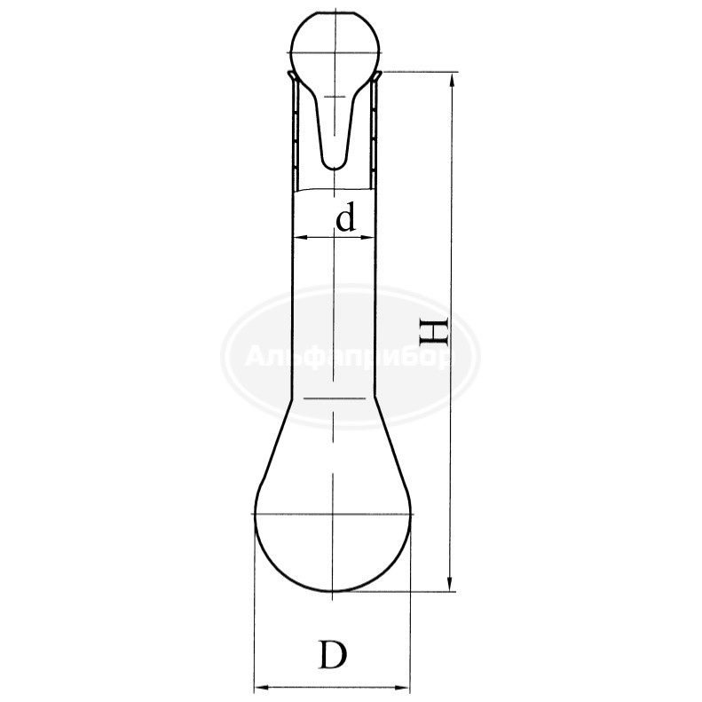Колба 2-1000-29 ТС Кьельдаля с поплавком ГОСТ 25336-82