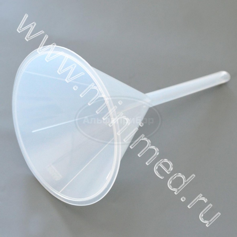 Воронка с ребрами диам. 80мм, стебель d-8мм, L-80мм, п/п, LAMAPLAST, упаковка 1шт