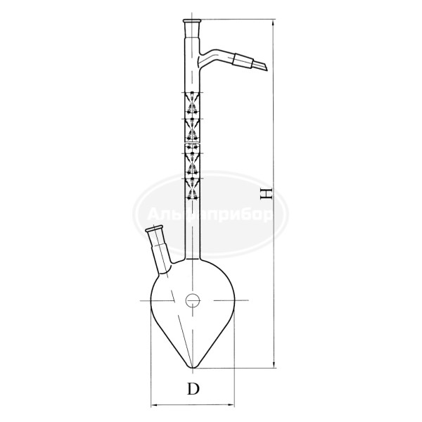Колба Фаворского 250мл ТС