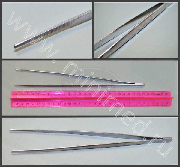 Пинцет анатомический общего назначения ПА 250*2,5мм