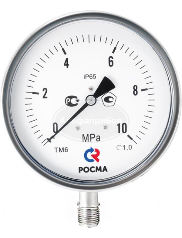 Вакуумметр промышленный коррозионностойкий виброустойчивый ТВ-621