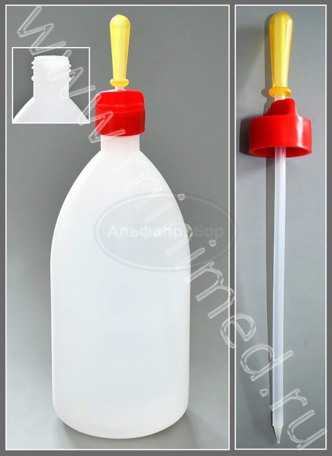 Капельница с пипеткой типа Ранвье,1000мл, п/эт, Kartell, упаковка 10шт