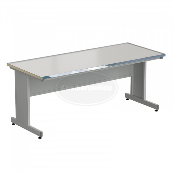 Стол пристенный 1820х750х750 мм, регулируемые опоры, раб. поверхность - Labgrade-лайт