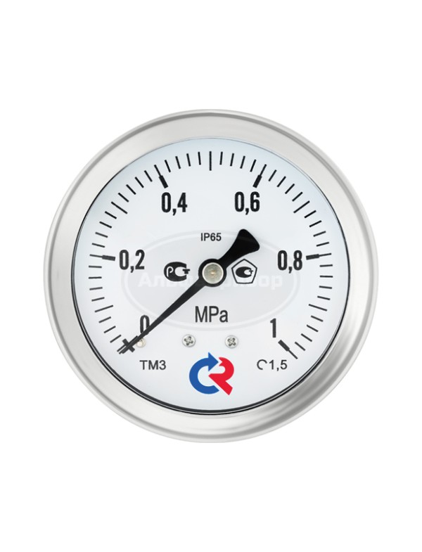 Мановакуумметр промышленный коррозионностойкий виброустойчивый ТМВ-321