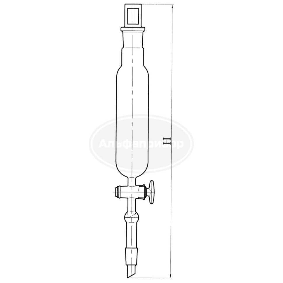 Воронка ВК с отводом, эскиз 2-1160
