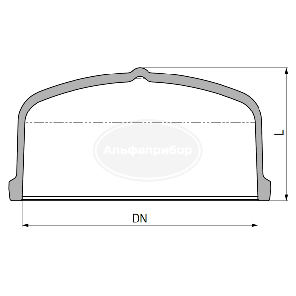 Заглушка PZ DN=80мм L=110мм W=0,6кг