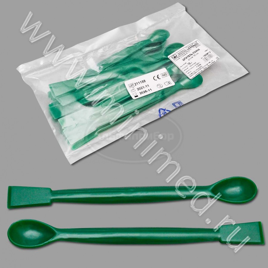 Шпатель-ложка, п/с, дл.180 мм, упаковка 10/200шт, Aptaca