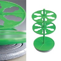 Штатив ЭКРОС-2920 (ПЭ-2920) для 6-ти цилиндрических делительных воронок объемом 100 мл