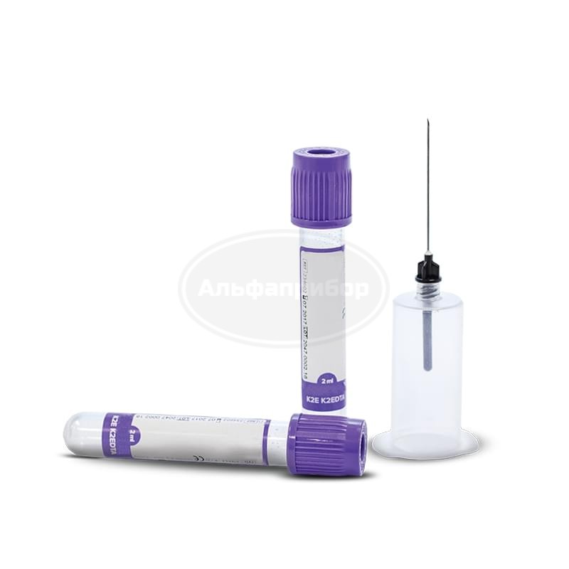 Пробирка вакуумная с антикоагулянтом ЭДТА К3 6 мл