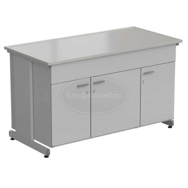 Тумба комбинированная 3 двери 1513х763х900 мм, Durcon с бортиком