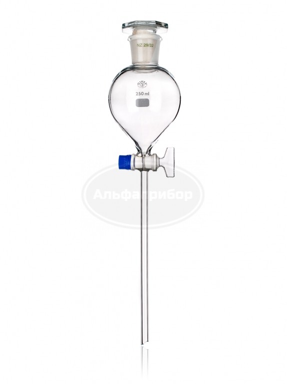 Воронка делительная круглая 50мл (9*150мм) SJ 19/26, Simax