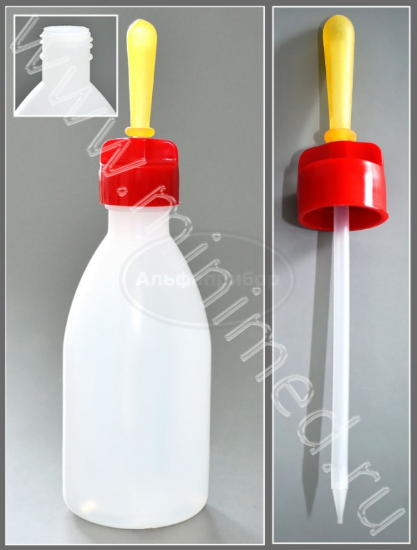 Капельница с пипеткой типа Ранвье, 250мл, п/эт, Kartell, упаковка 10шт