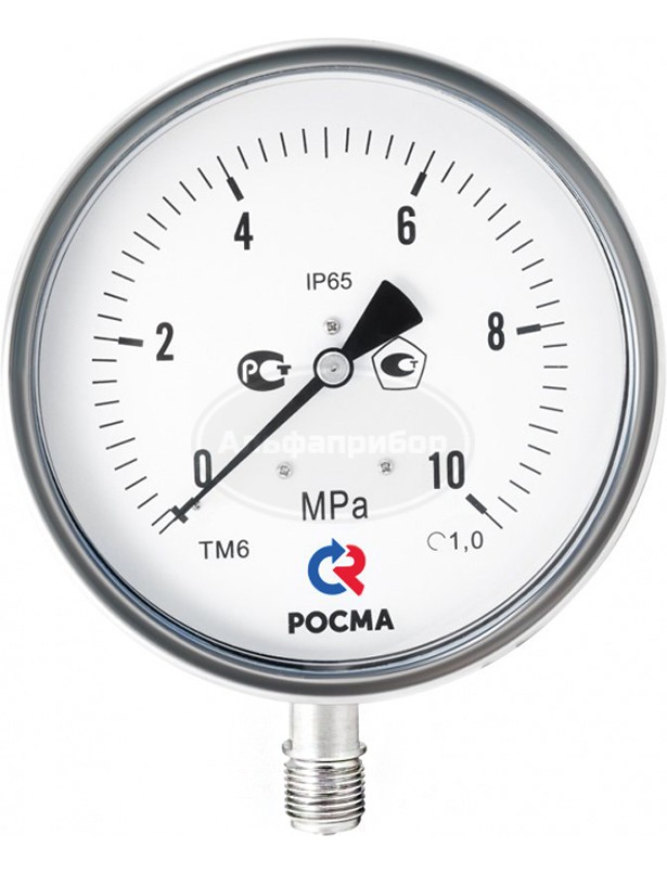 Мановакуумметр промышленный коррозионностойкий виброустойчивый ТМВ-621