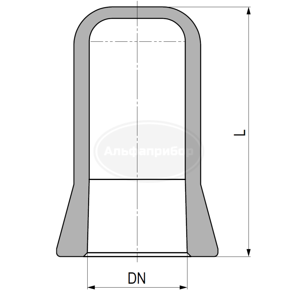 Заглушка RK DN=40мм L=80мм W=0,2кг