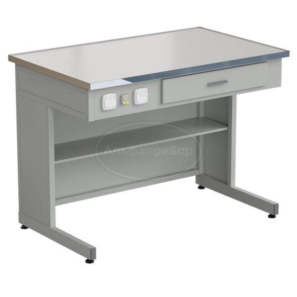 Стол демонстрационный с электрикой 1212x750x900 мм, раб. поверхность - Labgrade-лайт