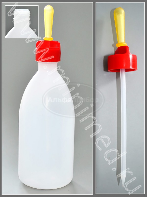 Капельница с пипеткой типа Ранвье, 500мл, п/эт, Kartell, упаковка 10шт