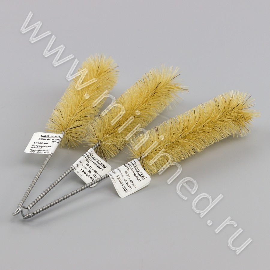 Ерш для пенициллиновых флаконов,натуральная щетина, 00с18-30, упаковка 1шт