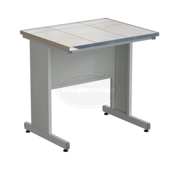 Стол пристенный 915х750х900 мм, раб. поверхность - керамика