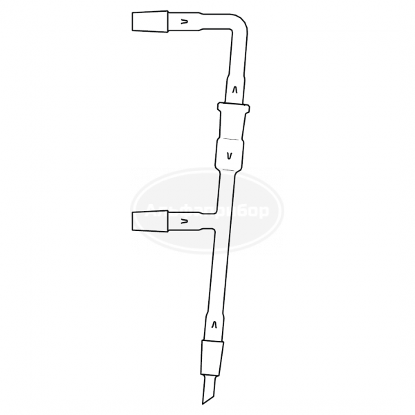 Насадка на 2 испарителя ГОСТ 10306-75, эскиз 5-551