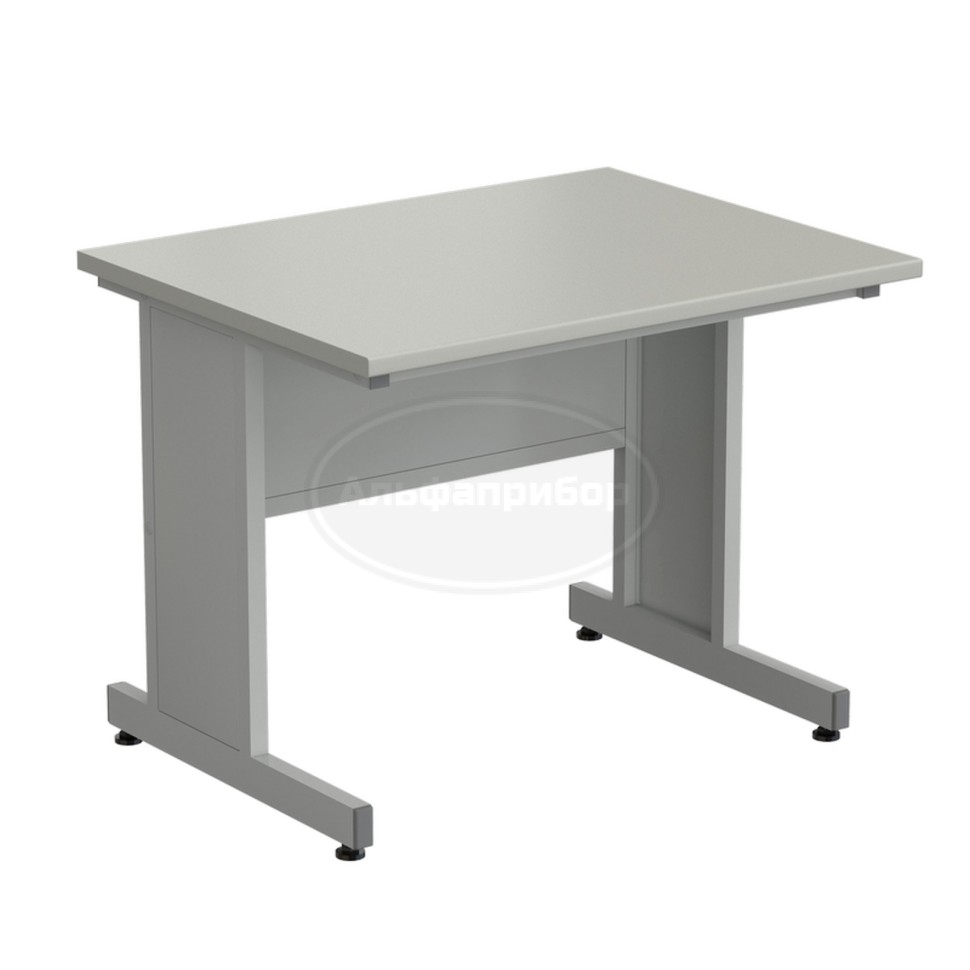 Стол пристенный 960х750х750 мм, раб. поверхность - серый ламинат
