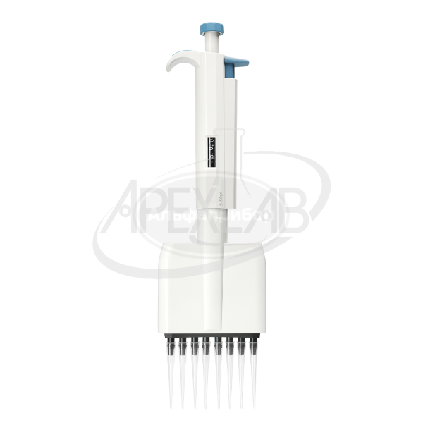 Дозатор Toppette 8-канальный переменного объема 0,5-10 мкл, поверка ФГИС Аршин