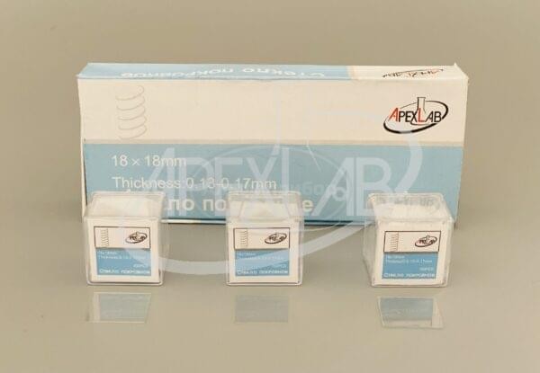 Стекло покровное 18*18 мм (1000 шт.)