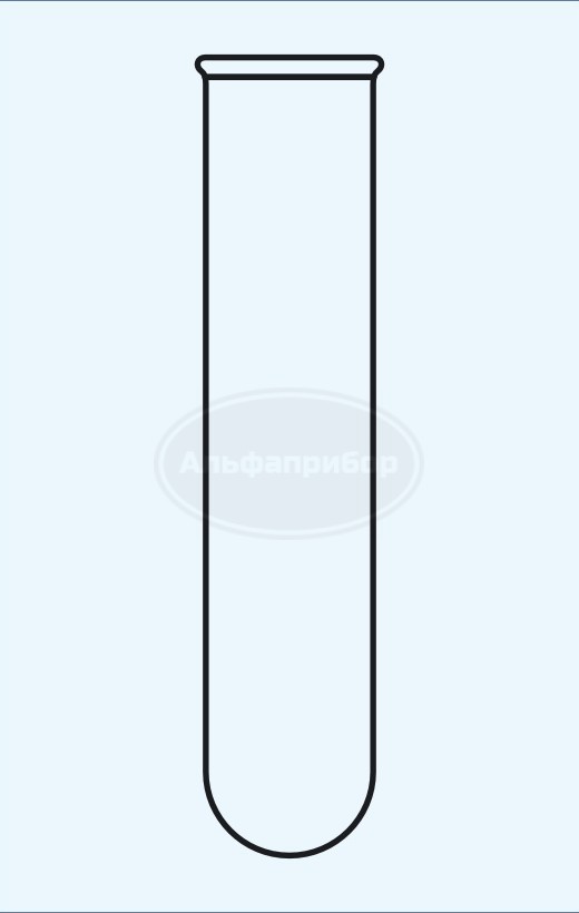 Пробирка химическая круглодонная 22*160мм / ст. 1.2, Technosklo