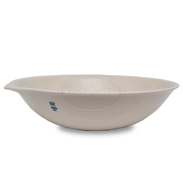 Выпарительная чашка фарфоровая № 8 (1500 мл, 265х75 мм)