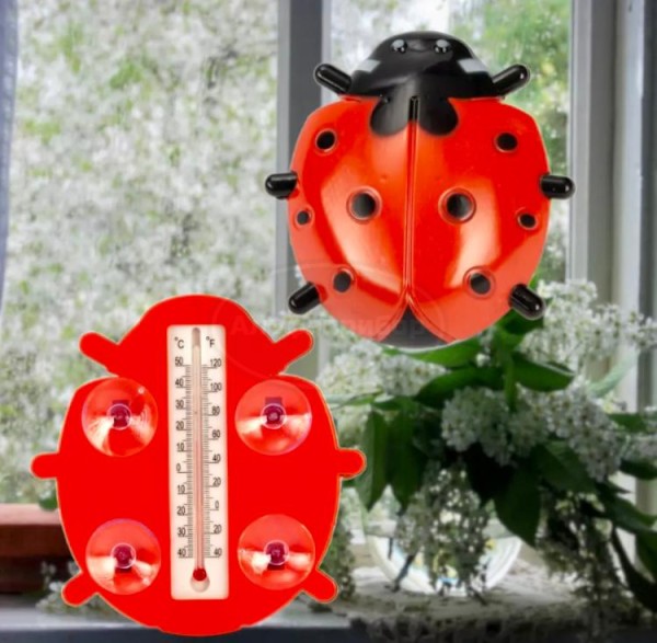 Термометр оконный уличный Божья Коровка ТБ-301 (на присоске)