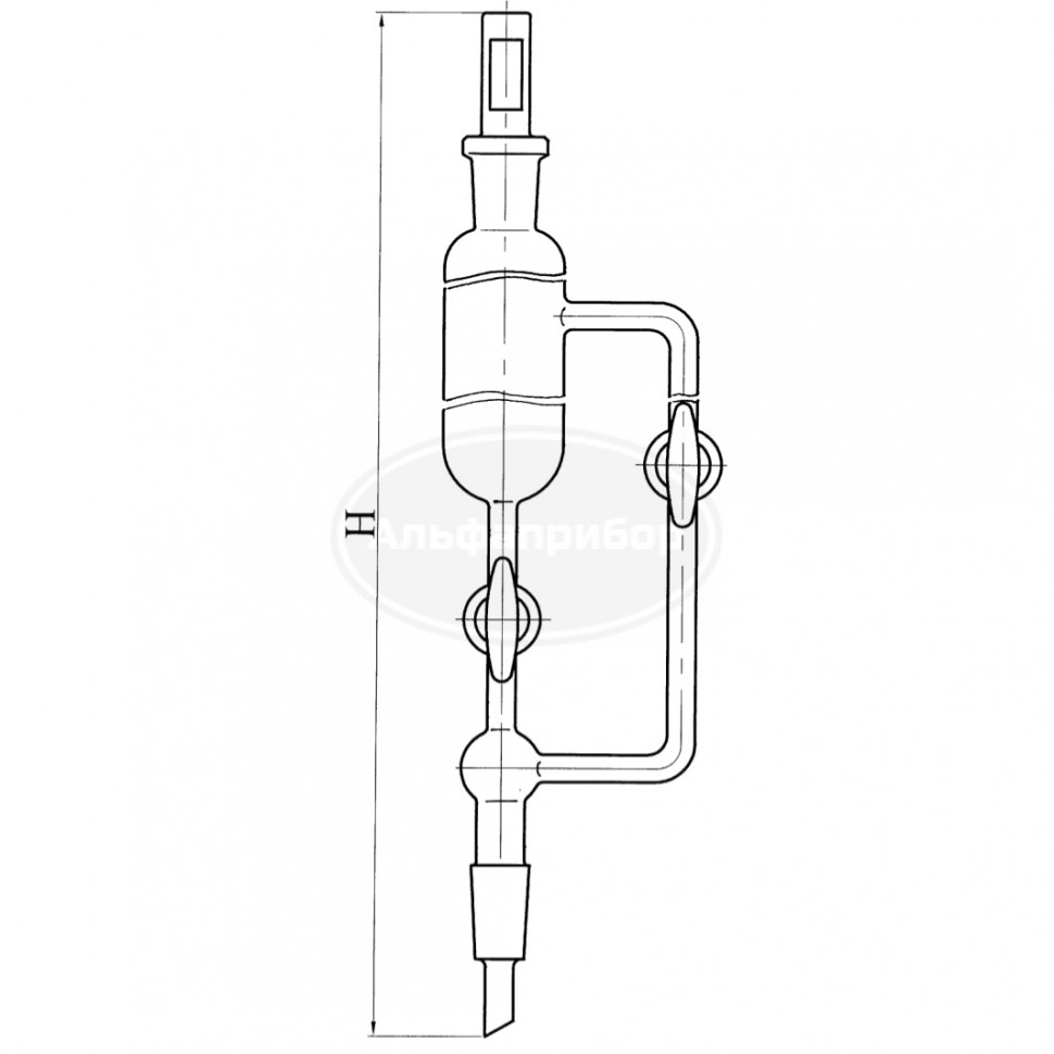 Воронка с противодавлением 100 ПП1, эскиз 2-1168-02