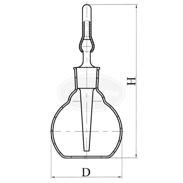 Капельница 2-50 ГОСТ 25336-82