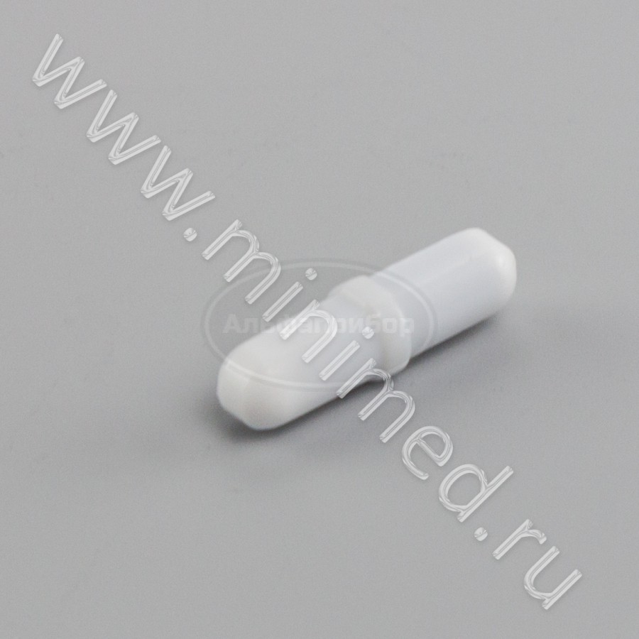 Магнит для мешалки с кольцевым утолщением 6*25 мм тип В из ПТФЭ, упаковка 100шт, Greetmed