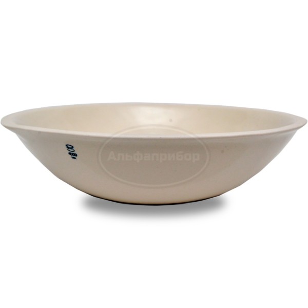 Выпарительная чашка фарфоровая № 9 (4000 мл, 335х100 мм)