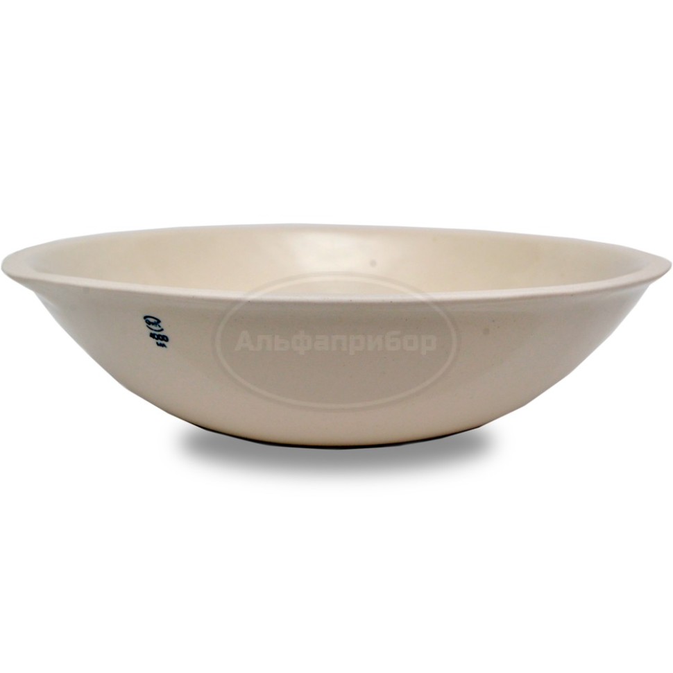 Выпарительная чашка фарфоровая № 9 (4000 мл, 335х100 мм)