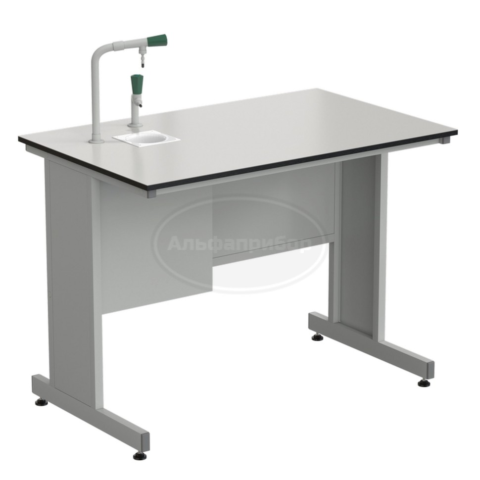Стол пристенный с подводом воды 1200х750х900 мм, раб. поверхность - Labgrade