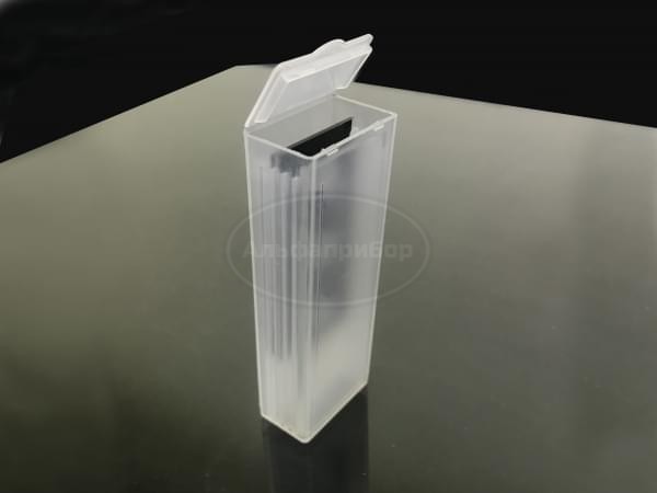 Штатив-бокс (пенал) на 2 предметных стекла