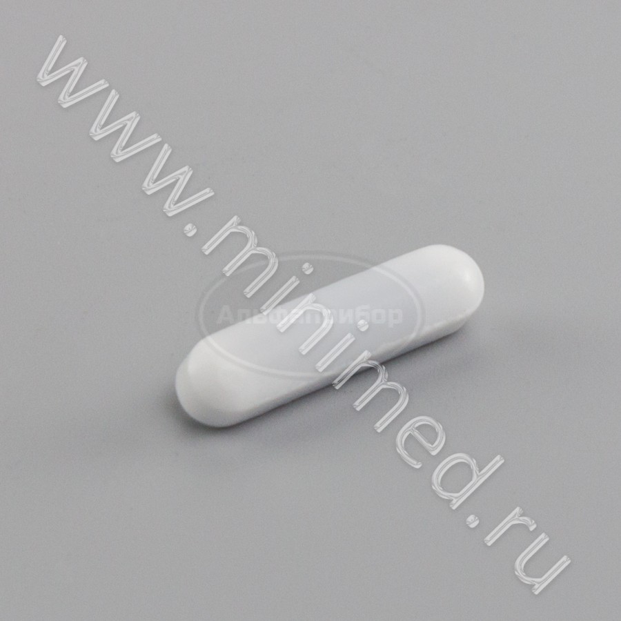 Магнит для мешалки цилиндрический 6*25 мм тип С из ПТФЭ, упаковка 100шт, Greetmed