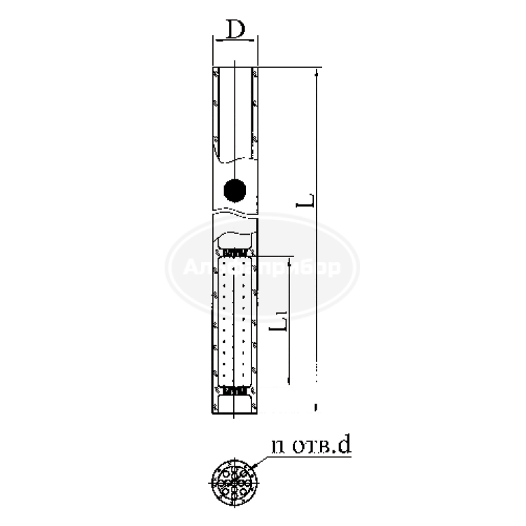 Трубка сорбционная СТ112 ТУ 25-1110.039-82
