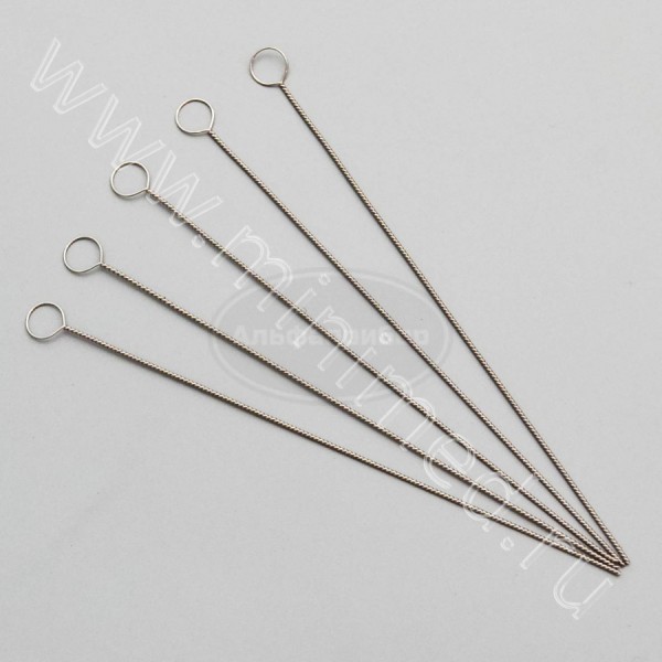 Петля микробиологическая нихромовая диам. 4 мм., уп 5шт