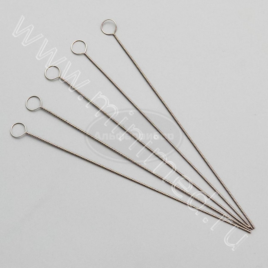 Петля микробиологическая нихромовая диам. 4 мм., уп 5шт