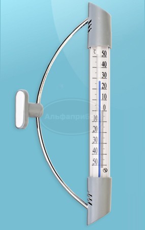 Термометр оконный уличный Премиум ТБ-209 (на липучке)