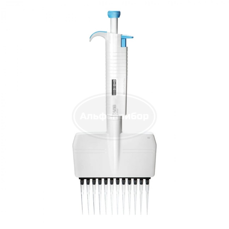 Дозатор пипеточный DLab MicroPette Plus 0.5-10 мкл 8-канальный