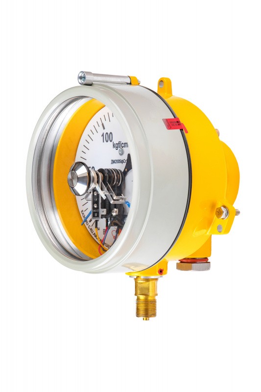 Вакуумметры, мановакуумметры, манометры электроконтактные взрывозащищенные ДВ2005фСг1Ехd, ДА2005фСг1Ехd, ДМ2005фСг1Ехd