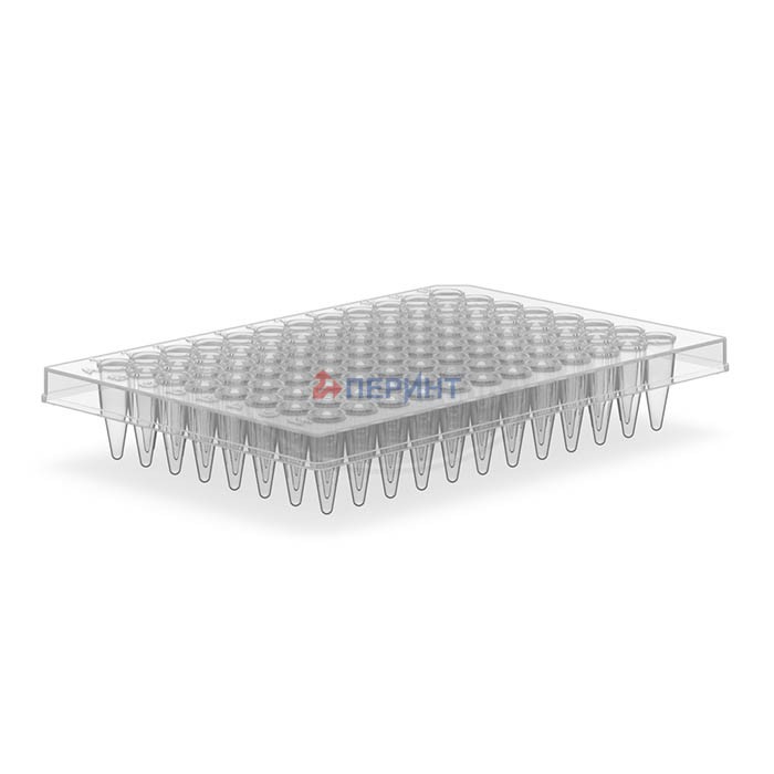 Планшет 96 лунок V-образное дно 0,2 мл с полуюбкой