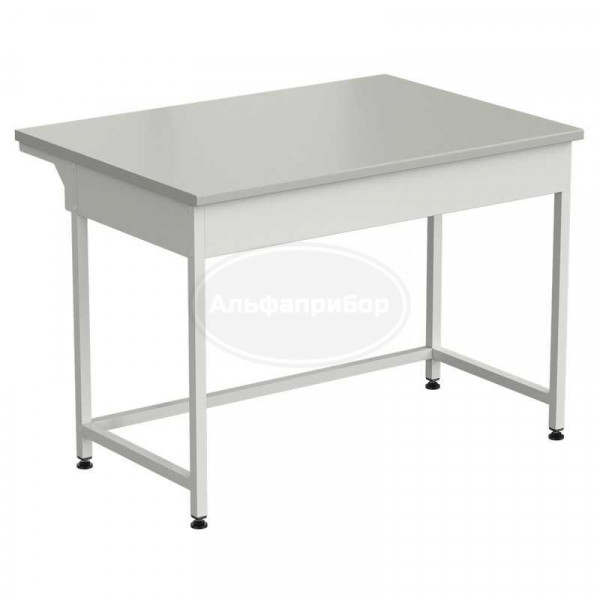 Стол лабораторный упрощенный 1200х850х850 мм, раб. поверхность - серый ламинат