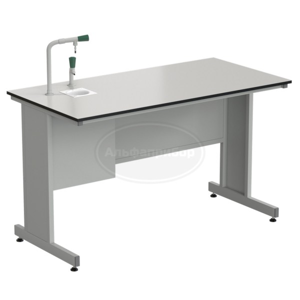 Стол пристенный с подводом воды 1500х750х900 мм, раб. поверхность - Labgrade