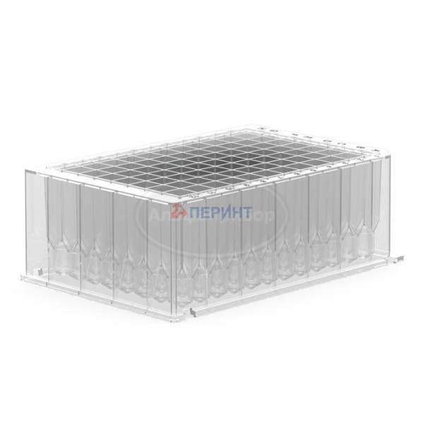 Планшет глубоколуночный 96 лунок V-образное дно 2,2 мл